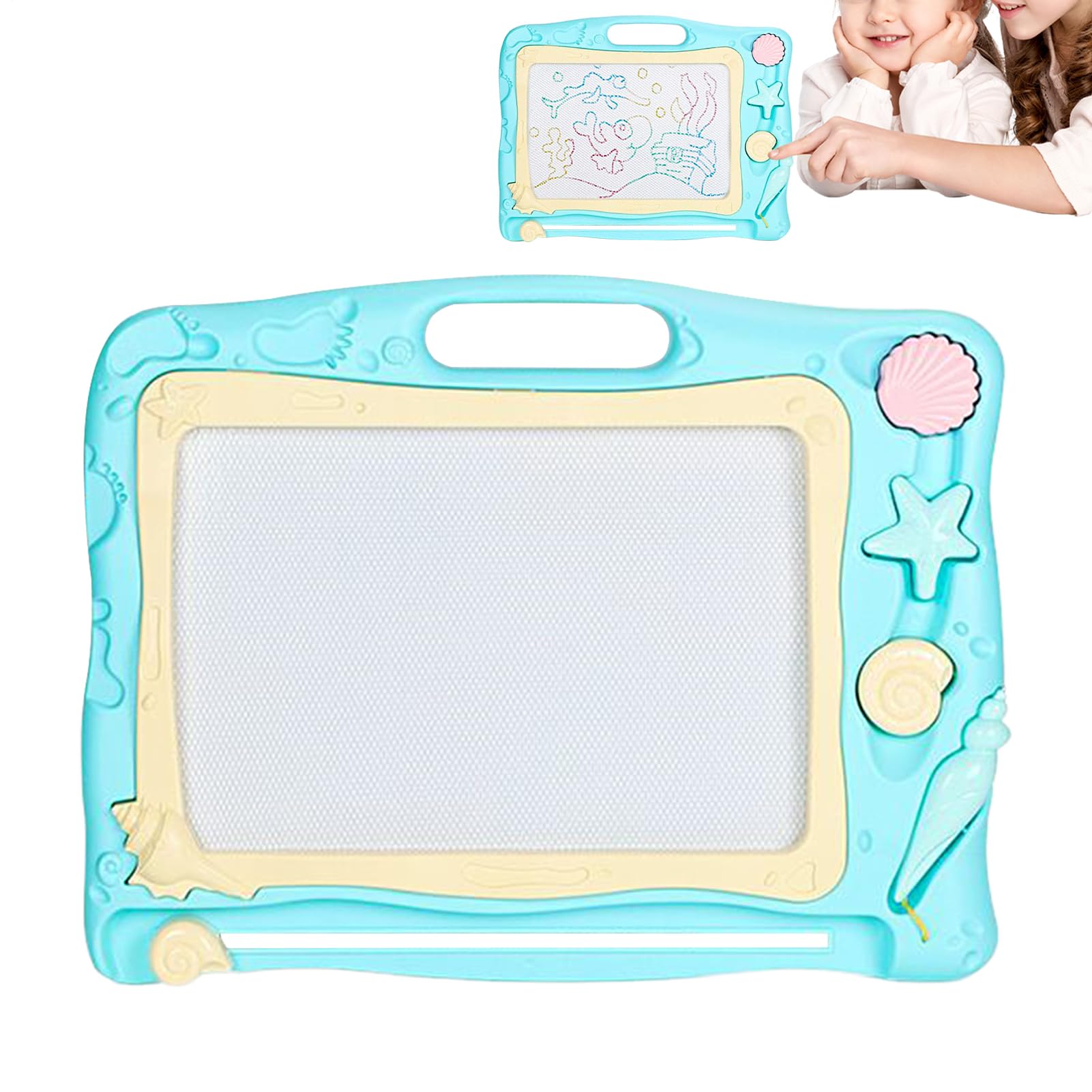 Lavagna Disegni Bambini Divertente Tavoletta Per Pittura Magnetica Completa | Lavagna Per Doodle Magnetica Regalo Bambini Natale Capodanno Compleanno