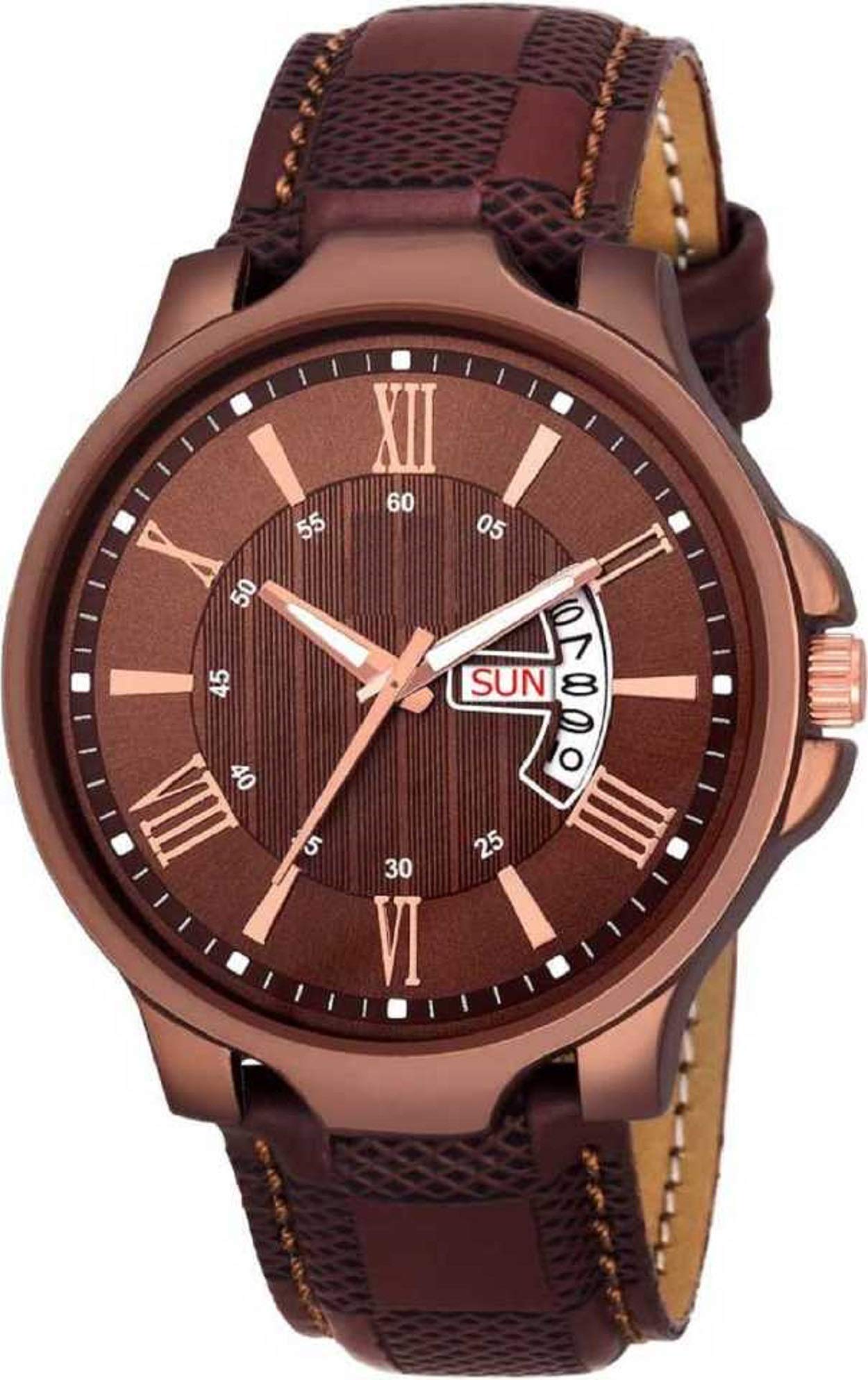 ZUPERIA Brown Date Day Watch for Boys & Men (B083XY6GHN) Amazon Price History, Amazon Price Tracker