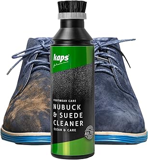 Nubuck & Suede Shoe Boot Cleaner with Brush Applicator Cap, Shampoo For, 75 ml - 2.53 fl. oz.