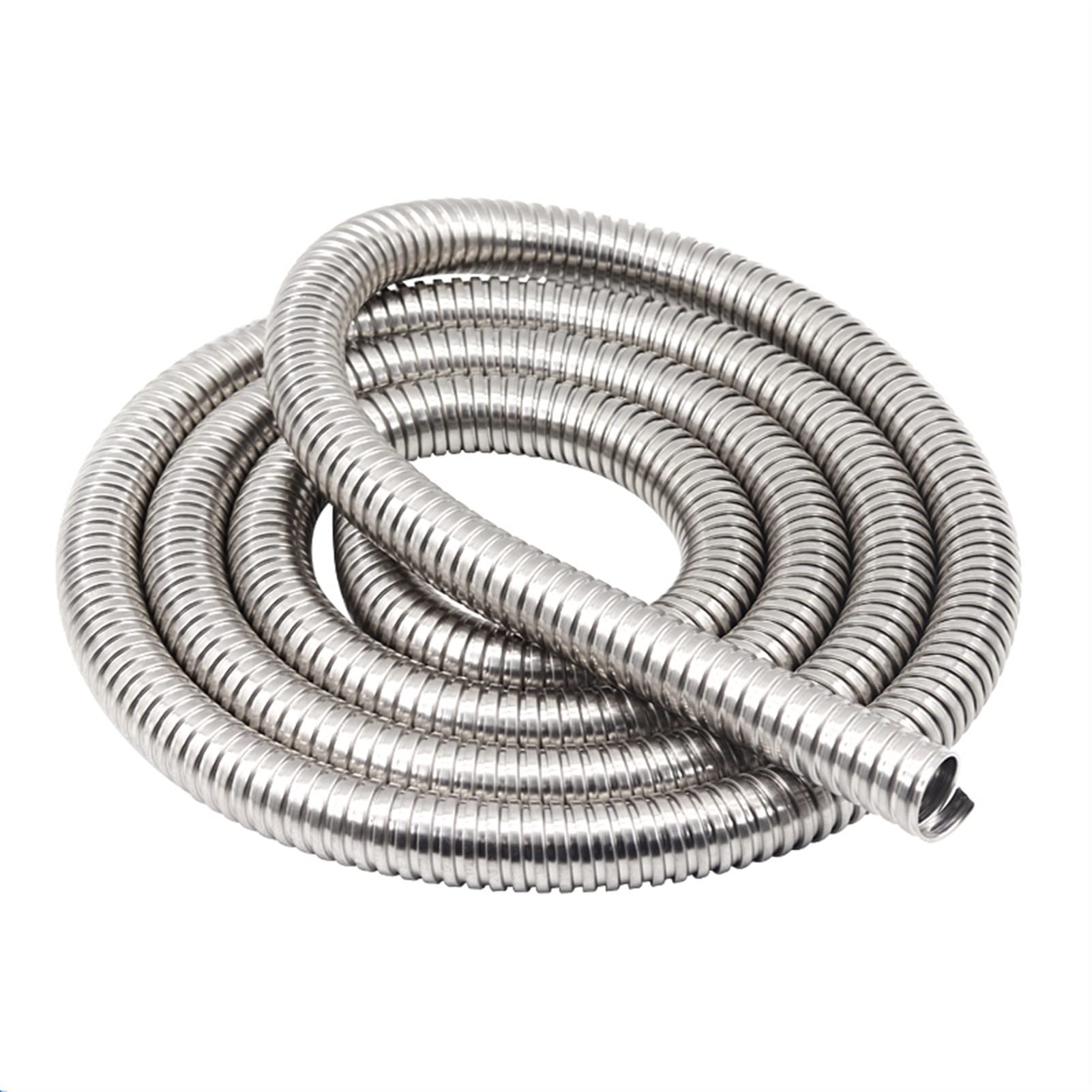 1pcs 1 mètre de Longueur Longue de Longueur en Acier Inoxydable 304 Tube métallique Tuyau fileté câble câble Flexible Tuyau de Tuyau de Protection Tuyau (Taille : ID 38mm x 1M)