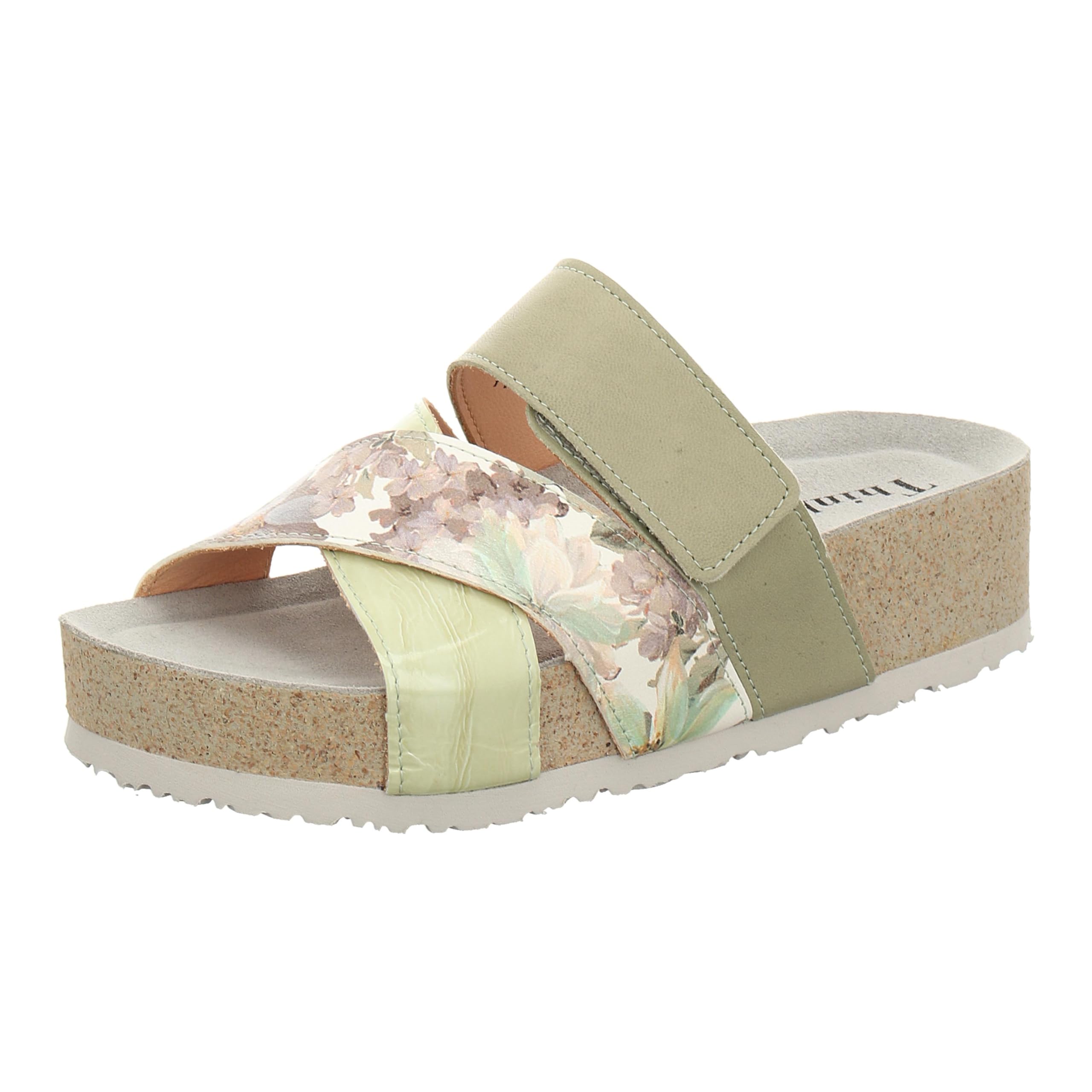 Think! Women's Papu Sustainable Platform Sandals, 9010 Bosco Estate, 8 UK