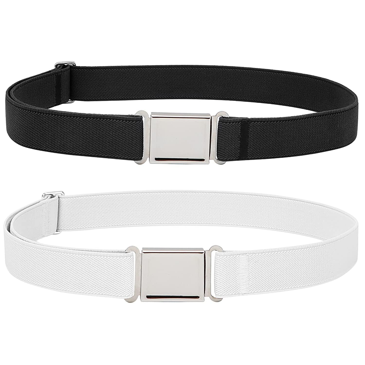 LEACOOLKEYKids Adjustable Magnetic Belt Boys Girls Elastic Belt with Easy Magnetic Buckle for Back to School Girls Accessories