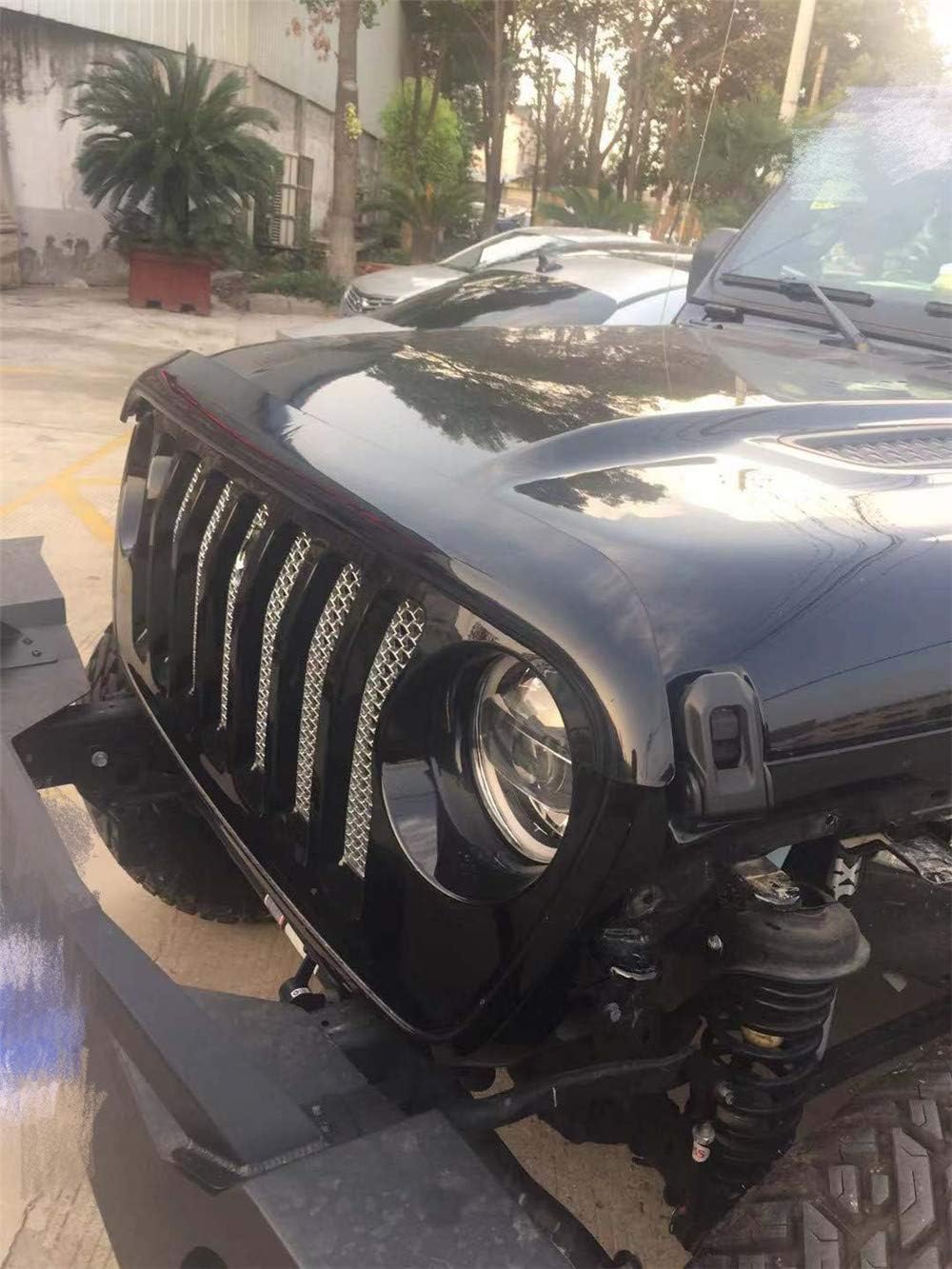 Black Hood Shield Protector Stone Guard for 2018-2019 J eep Wrangler JL