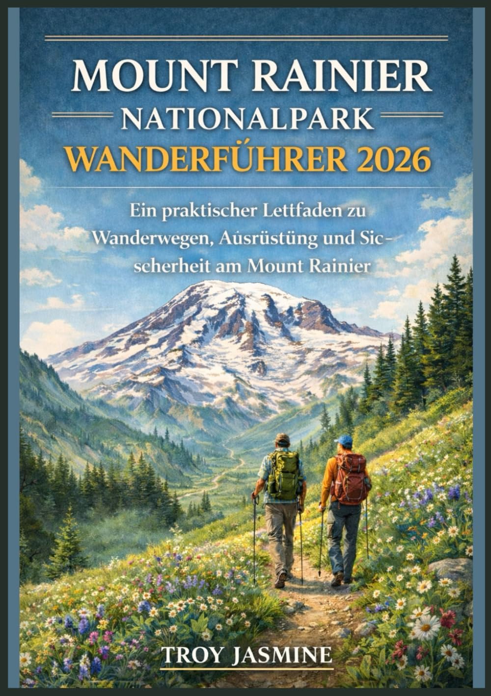 MOUNT RAINIER NATIONALPARK WANDERFÜHRER 2026: Vom Anfänger bis zum erfahrenen Bergsteiger – Ein praktischer Leitfaden zu Wanderwegen, Ausrüstung und ... für den Troy Jasmine Nationalpark)