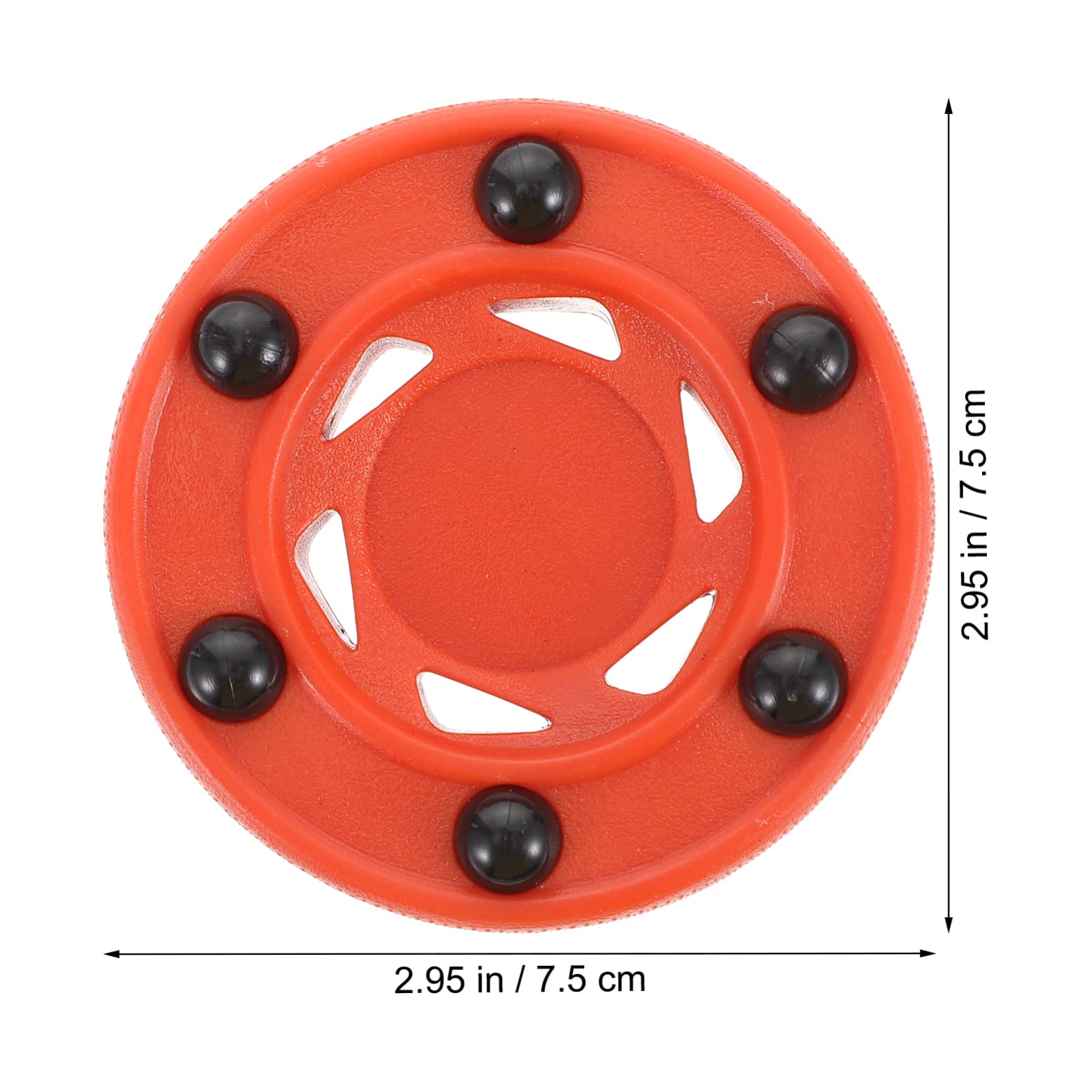 Sewroro Roller Hockey Puck Street Hockey Puck, Outdoor Puck für Roller- und Inlinehockey mit geringer Reibung Professionelle Räder für EIS Inline Street