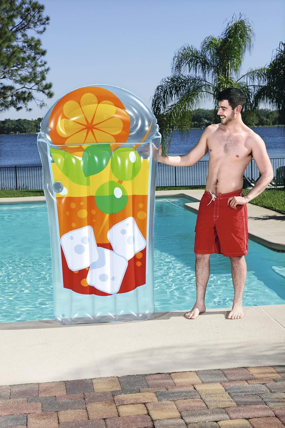 Bestway Materac dmuchany Tropical Beverage Lounge, 190 x 99 cm, posortowany
