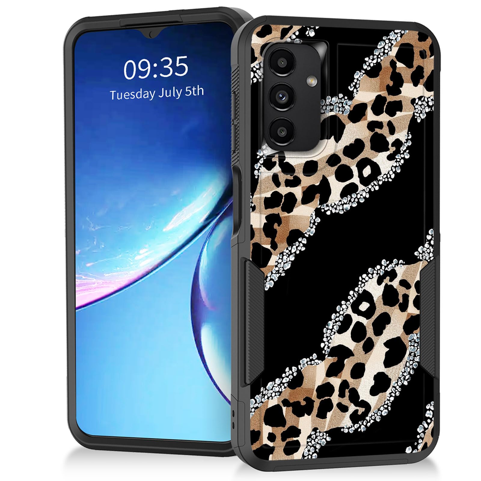 Coque Galaxy A13 5G antichoc leopard robuste en polycarbonate - 8