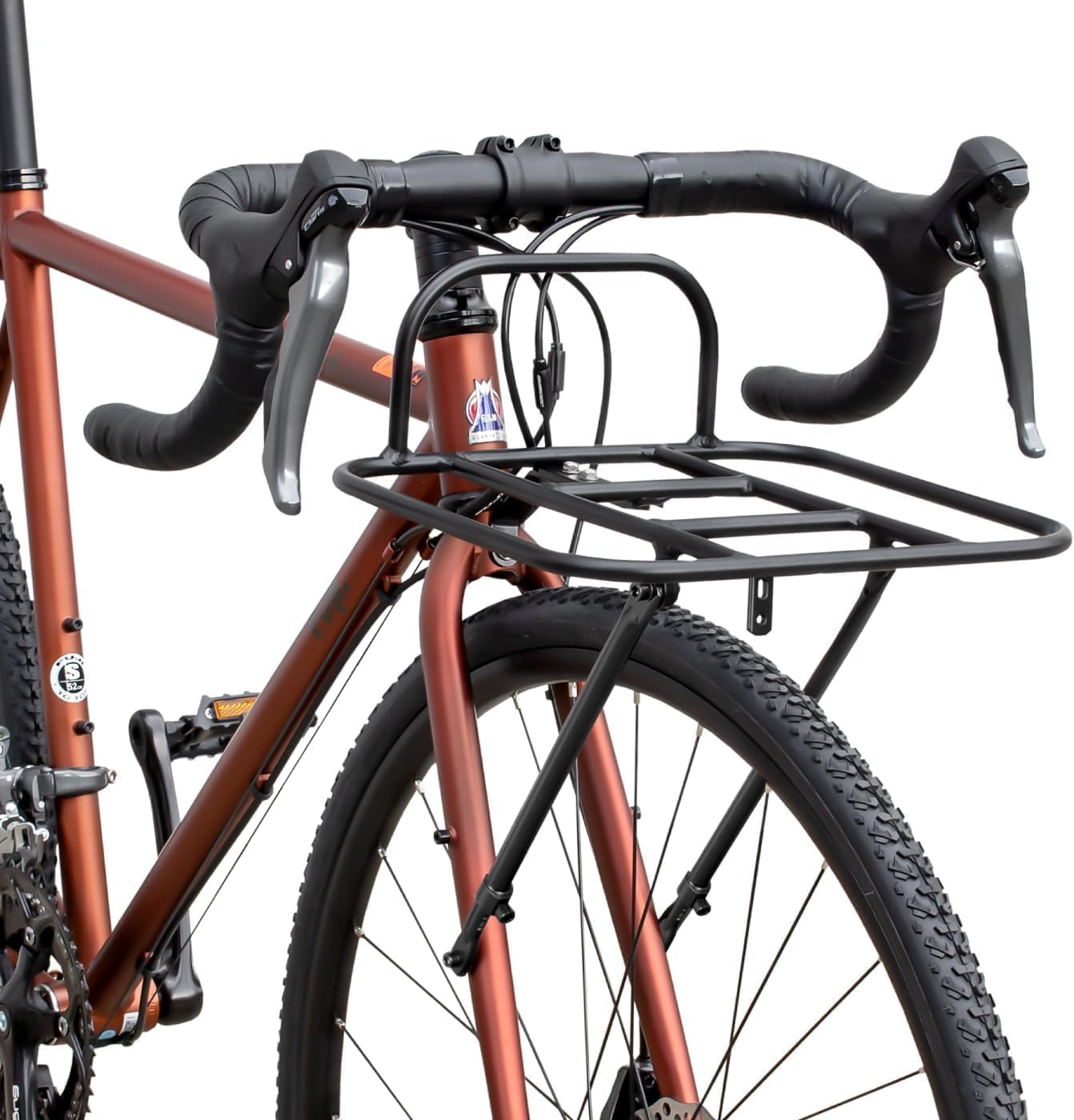 GORIX Portapacchi anteriore per bici MTB per bicicletta da strada (GX-RACK)