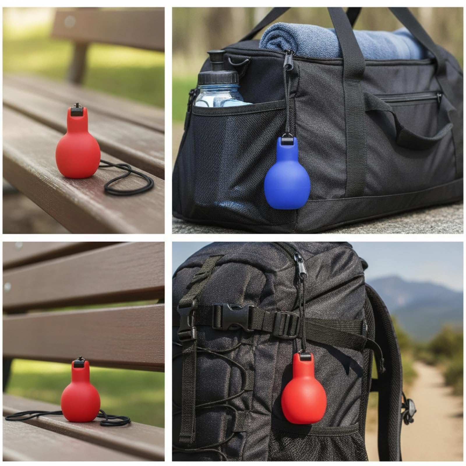 LOVIVER Handpfeife Presspfeife Signalpfeife Ballpfeife aus PVC mit Nackenband Und Robuster Befestigung Hygienisches Drucksystem Ohne Mundberührung Sofortiger