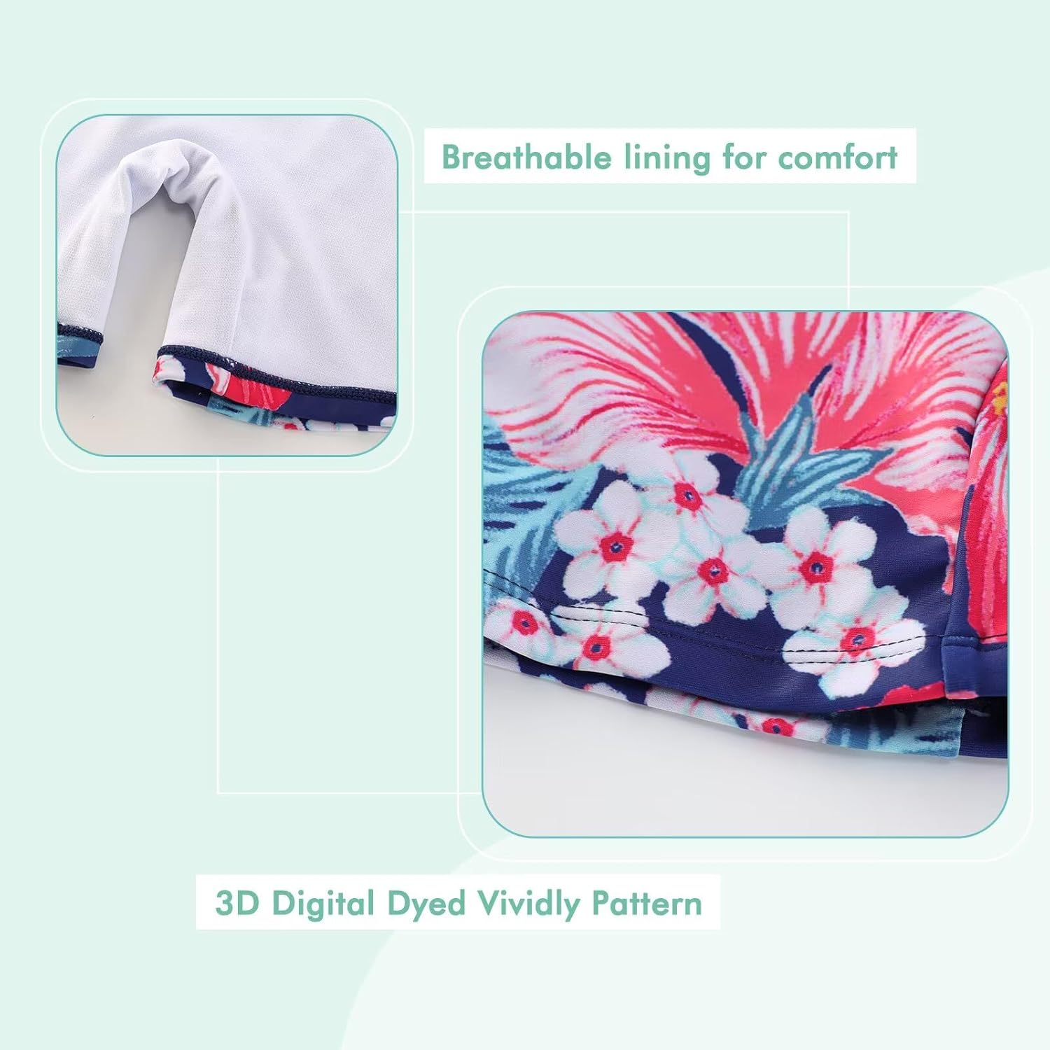 Girls Short Sleeve Rash Guard One Piece Swimsuits Zipper Front Bathing Suit Sun Protection 3-16 Years - Image 4