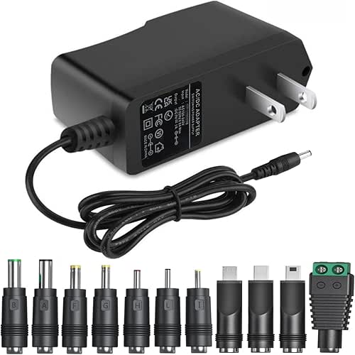 5V 1A AC Adapter DC5V Power Supply Cord with 11