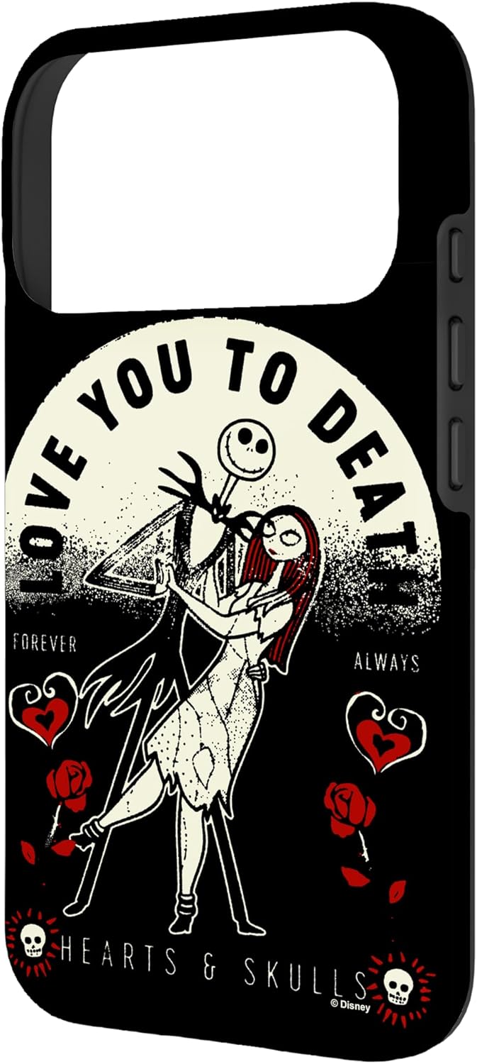Disney Nightmare Before Christmas Valentine's Day Love You Case for iPhone 17 Pro