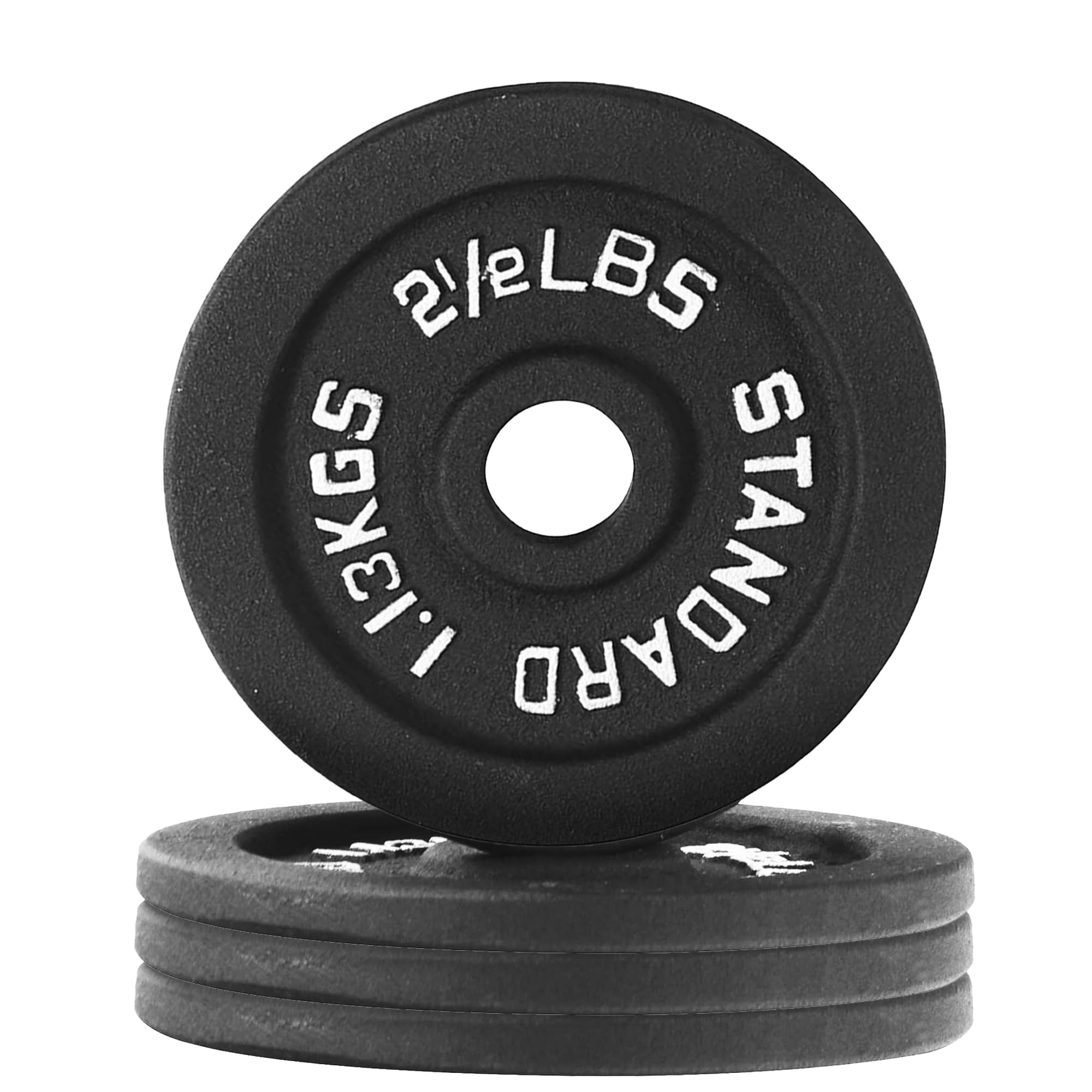 Photo 1 of **Partial Set - ONLY 1 35lb weight**
Fitvids 1 Inch Standard Weight Plates, 2x 35 LB Plates for Home Gym Strength Training, Deep Grip Edge
