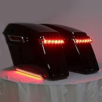 Vista 7 de ECOTRIC Luces LED intermitentes de freno de alforja compatibles con Harley Touring 2014-2024 Street Glide Road Glide Road King Electra Glide lámpara
