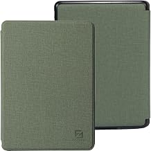 ZhaoCo Case for 6.8" Kindle Paperwhite 11th Generation-2021 and Kindle Paperwhite Signature Edition E-Reader, Slim PU Leather Smart Protective Cover Green