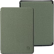 ZhaoCo Étui pour Kindle Paperwhite 6,8 Pouces 11eme génération 2021 et Kindle Paperwhite Signature Edition E-Reader, Coque de Protection Mince et Léger Housse en Cuir PU - Sarcelle