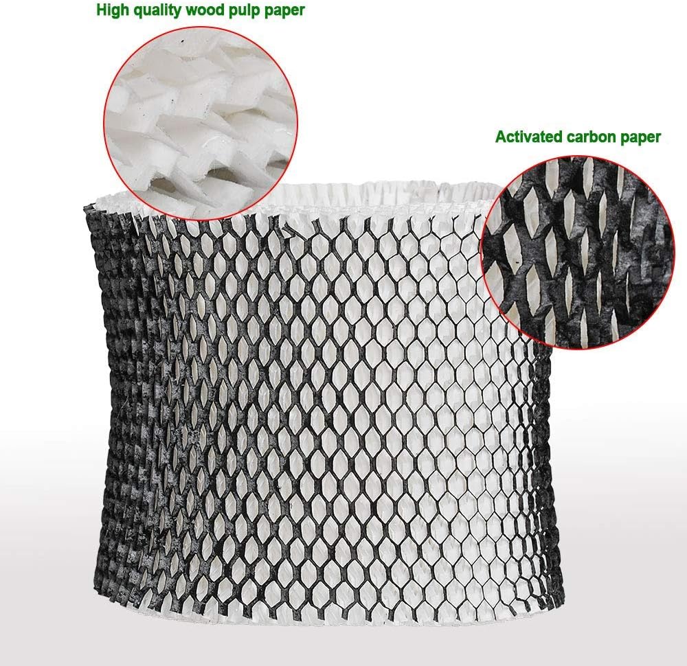 HIFROM HWF64 Humidifier Filter Compatible with Holmes Sunbeam Bionaire Humidifier - Filter B, fit for HM1645, HM1730, HM1745, HM1746, HM1750, HM1761, HM2220, HM2200 (8pcs)