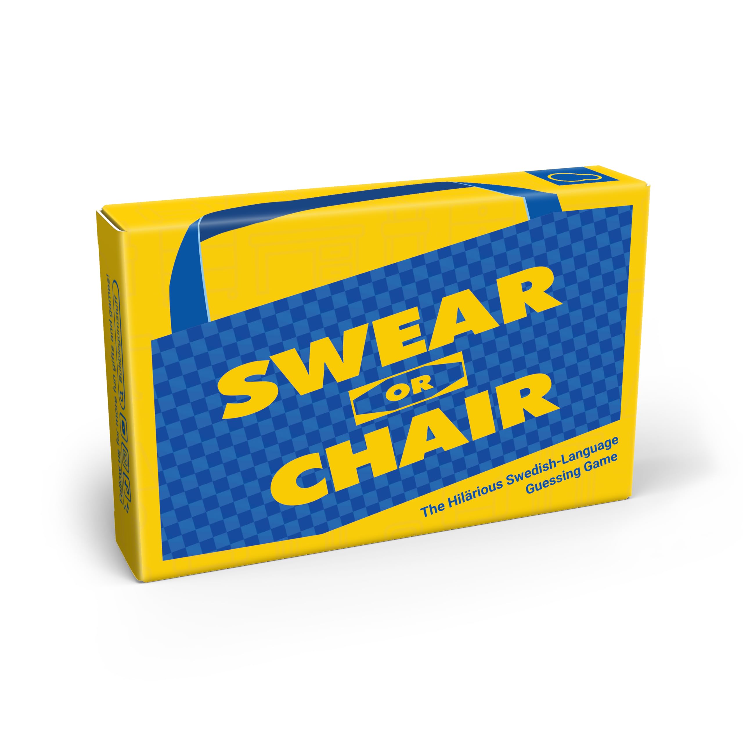 Bubblegum Stuff, Swear or Chair, Adult Party Game of Scandinavian Swear Words vs Furniture Names