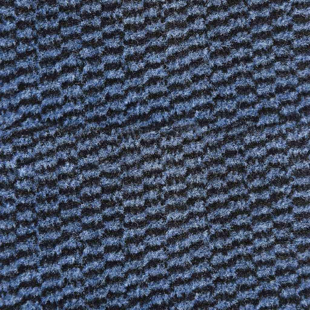 Zerbino 60 x 150 cm blu Tufted polipropilene design robusto con suola antiscivolo in PVC per ingresso, corridoio di casa e terrazza coperta