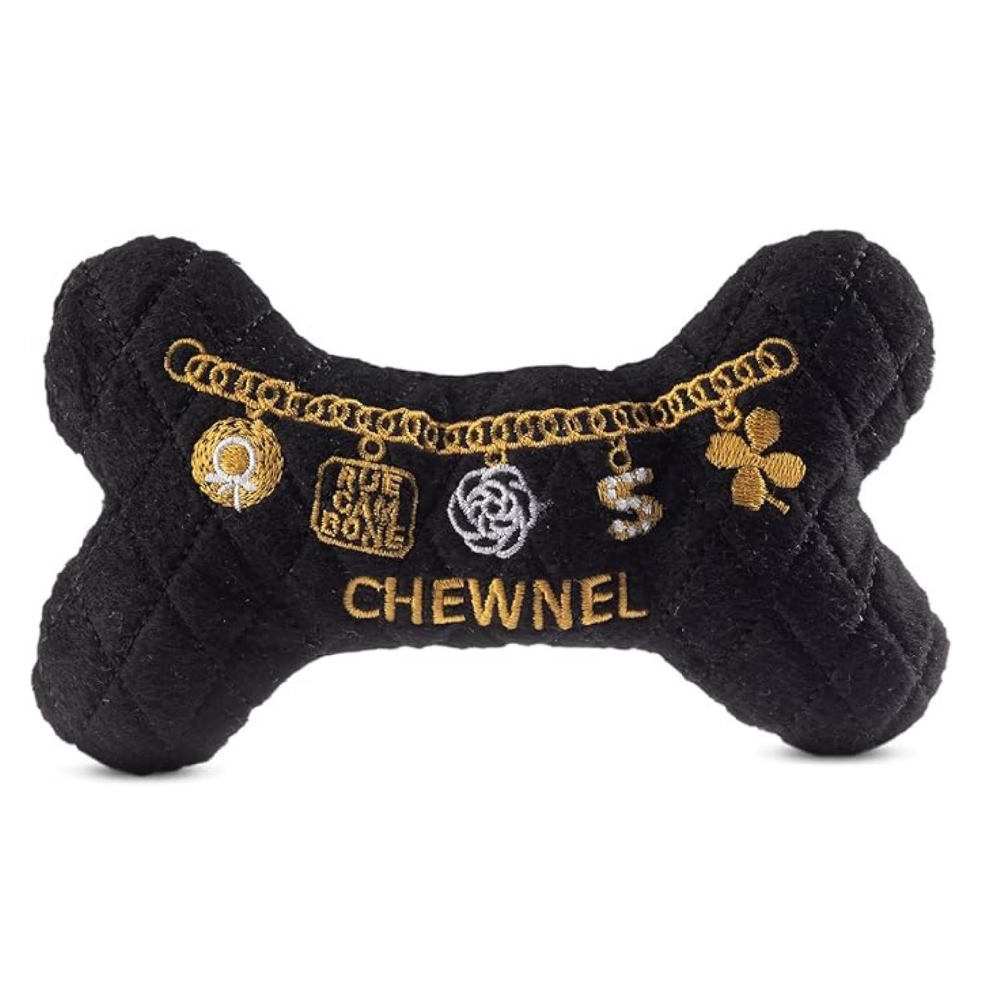 Dog Diggin Designs Runway Pup Collection | Unique Squeaky Parody Plush Dog Toys – Prêt-à-Porter Dog Bones, Balls & More