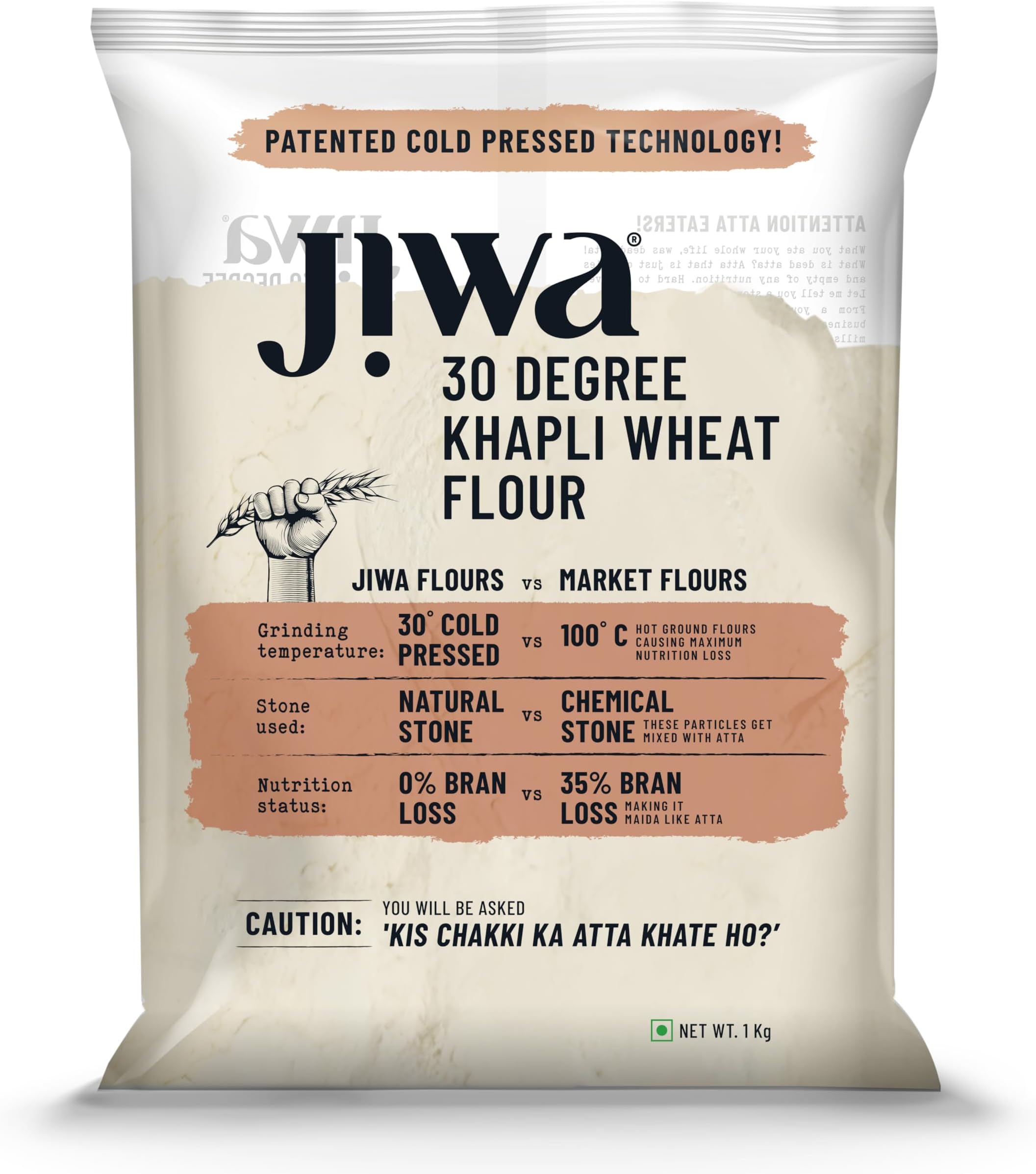 Jiwa Organic Khapli Wheat Flour