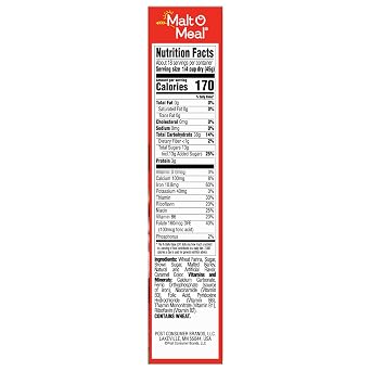 Malt-O-Meal Company Maple Brown Sugar Cereal, 28 oz