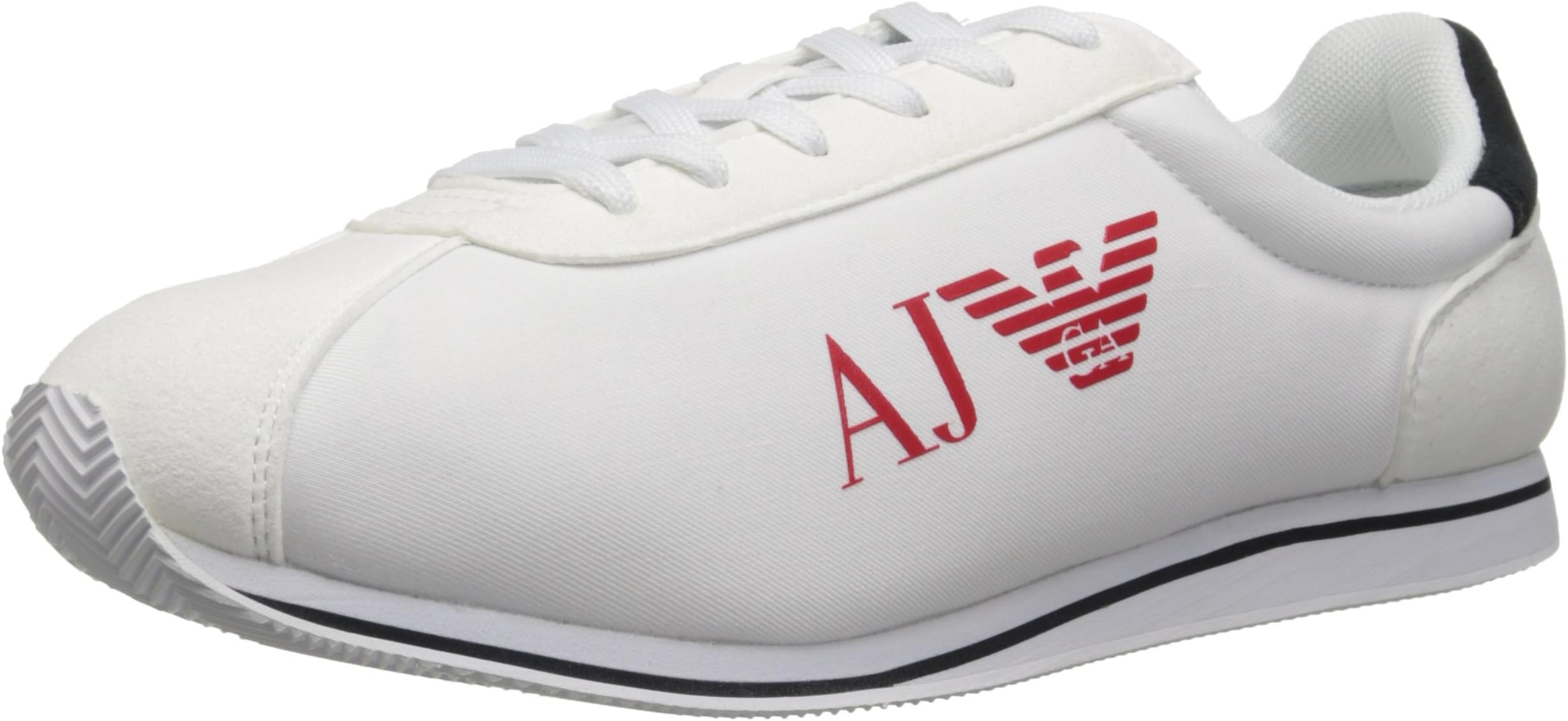 Armani Jeans Men's Nylon and Leather Fashion Sneaker