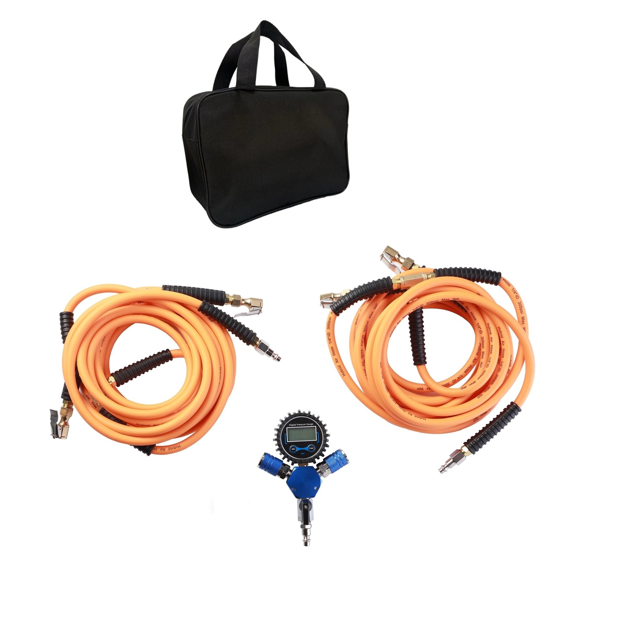 Outran 4 Tire Inflation Deflation System Up to 200" Wheelbase,High Flow 4 Tire Inflator for Truck, Car