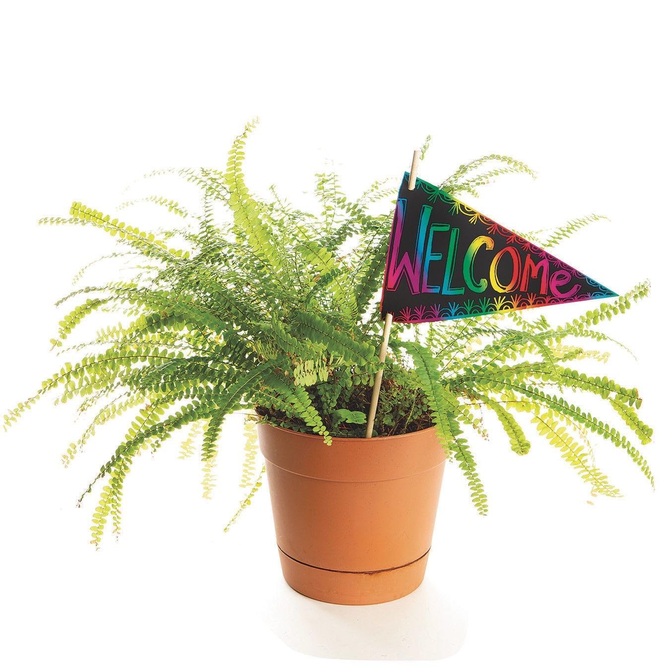 S&S Worldwide Scratch Artist Pennant Flag, 6" Width, 8" Length, Pack of 100