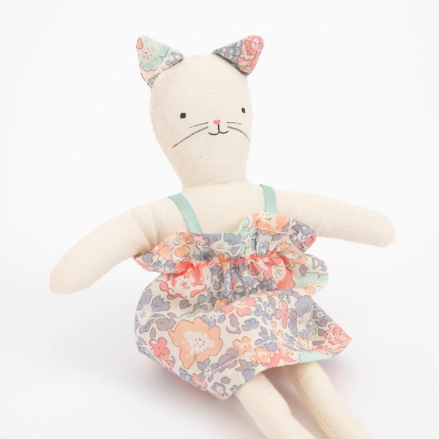 Meri Meri Floral Kitty Mini Suitcase Doll (Pack of 1)