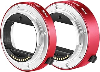 NEEWER　オートフォーカス対応マクロエクステンションチューブセット(10mm/16mm)　ソニーEマウントミラーレスカメラ　NEX3/3N/5/5N/5R/A6000/A6300　フルフレームカメラA7 A7S/A7SII A7R/A7RI...