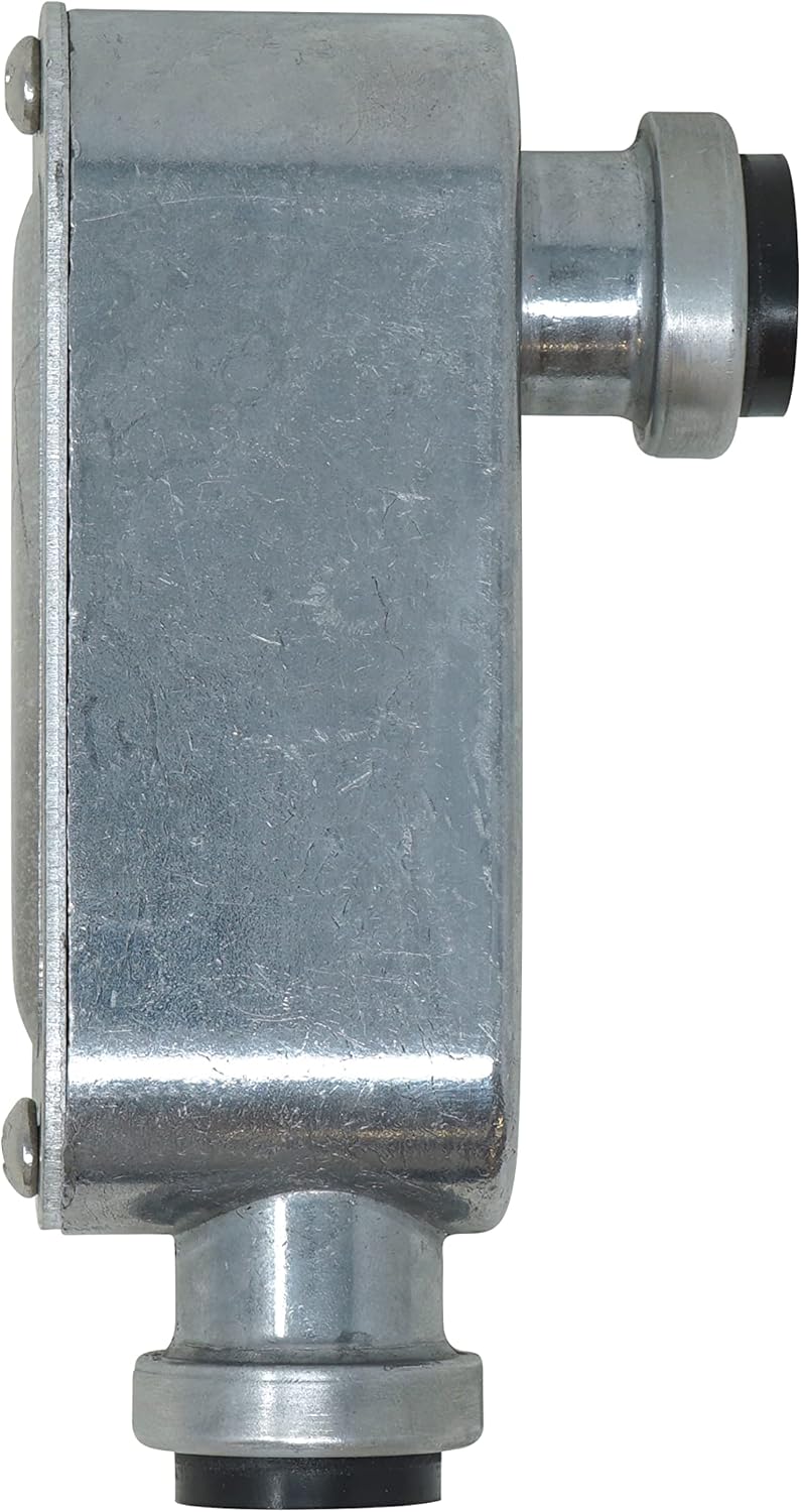 Southwire E-LB-125 1-1/4" Push Install Type EMT LB Conduit Body, Gray