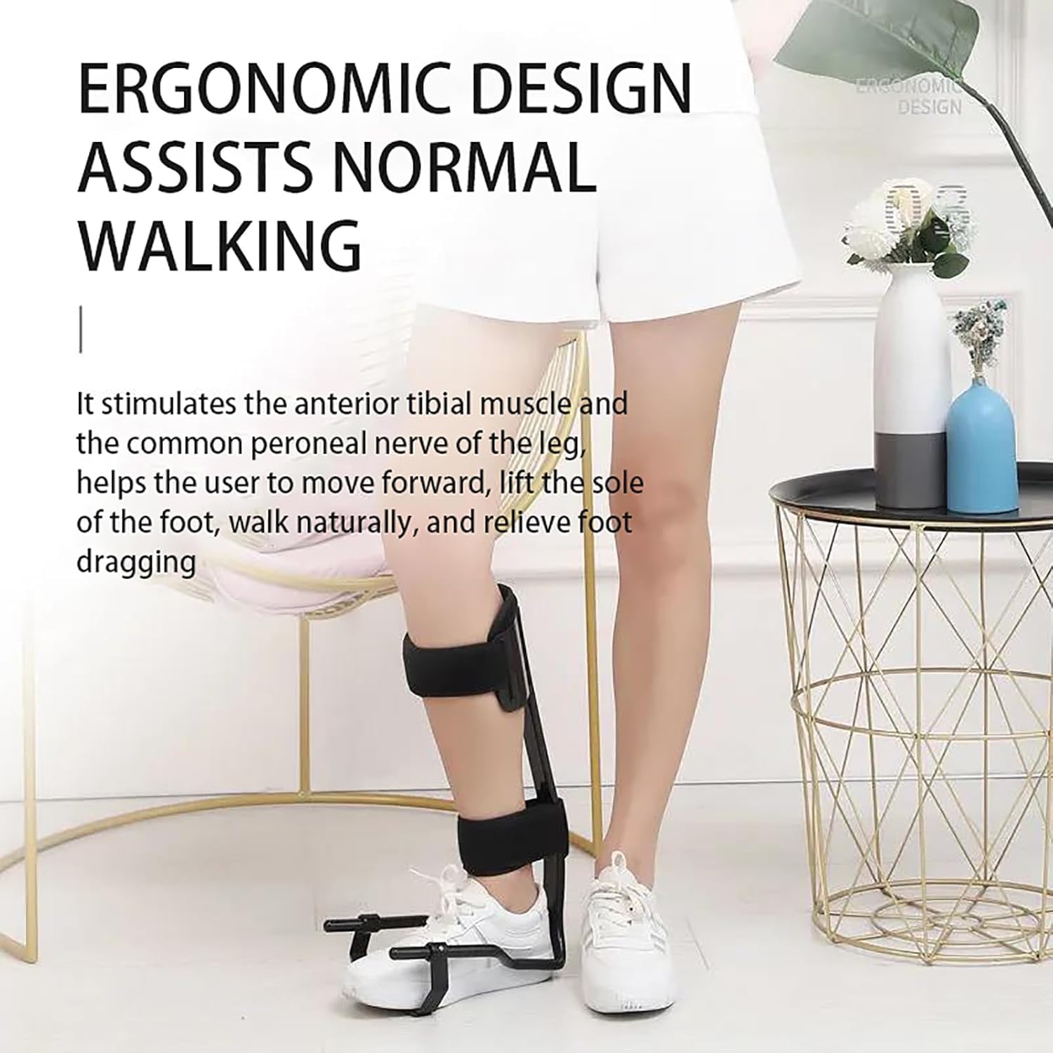 Férula Ortopédica Para Caída Del Pie, Ortesis De Tobillo Y Pie, Se Puede Usar Mientras Se Usan Zapatos O Se Duerme, Ortesis De Rehabilitación Para Ayudas Para Caminar, Para Accidentes Cerebrovasculare