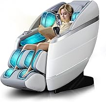 RelaxRelife 4D Full Body Massage Chair with Flexible 166  Track, Reading Light, 18 Massage Modes, 11 Techniques, 36 Airbags, Zero Gravity Recliner with Yoga Stretch and Foot Massage Grey