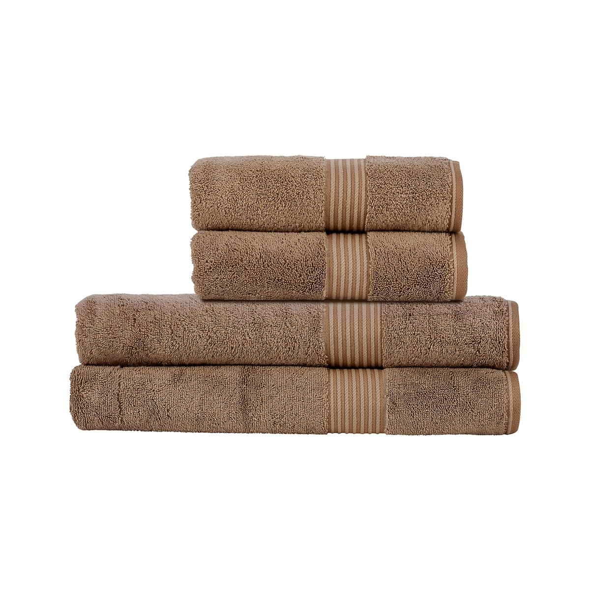 Christy Supreme Hygro 2 Hand Towels Set | Blush Pink | 100% Luxury Supima Cotton | Ultra Soft | Super Absorbent | 650GSM | Plush and Long Lasting — view 121