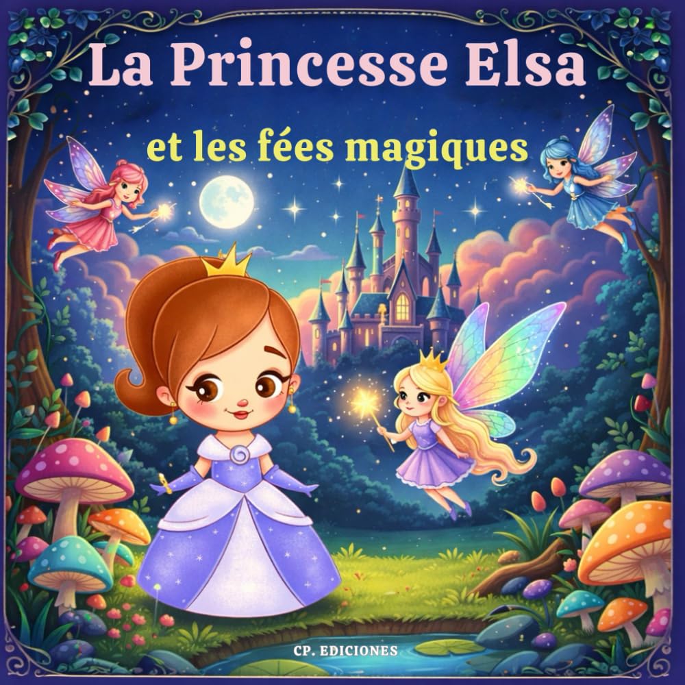 La princesse Elsa et les fées magiques: Livre de coloriage – un royaume enchanté plein de fantaisie, d'amitié et de magie (Princesses Magiques – Livres de Coloriage)
