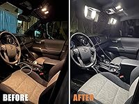 Vista 3 de 16 Piece White Interior LED Lights Kit for Toyota 4Runner 2010 2011 2012 2013 2014 2015 2016 2017 2018 2019 2020 2021 2022 Super Bright 6000K