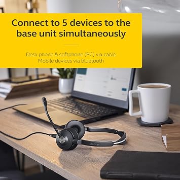 Jabra Engage 75 SE (Second Edition) DECT Wireless Dual-Ear Headset, Black