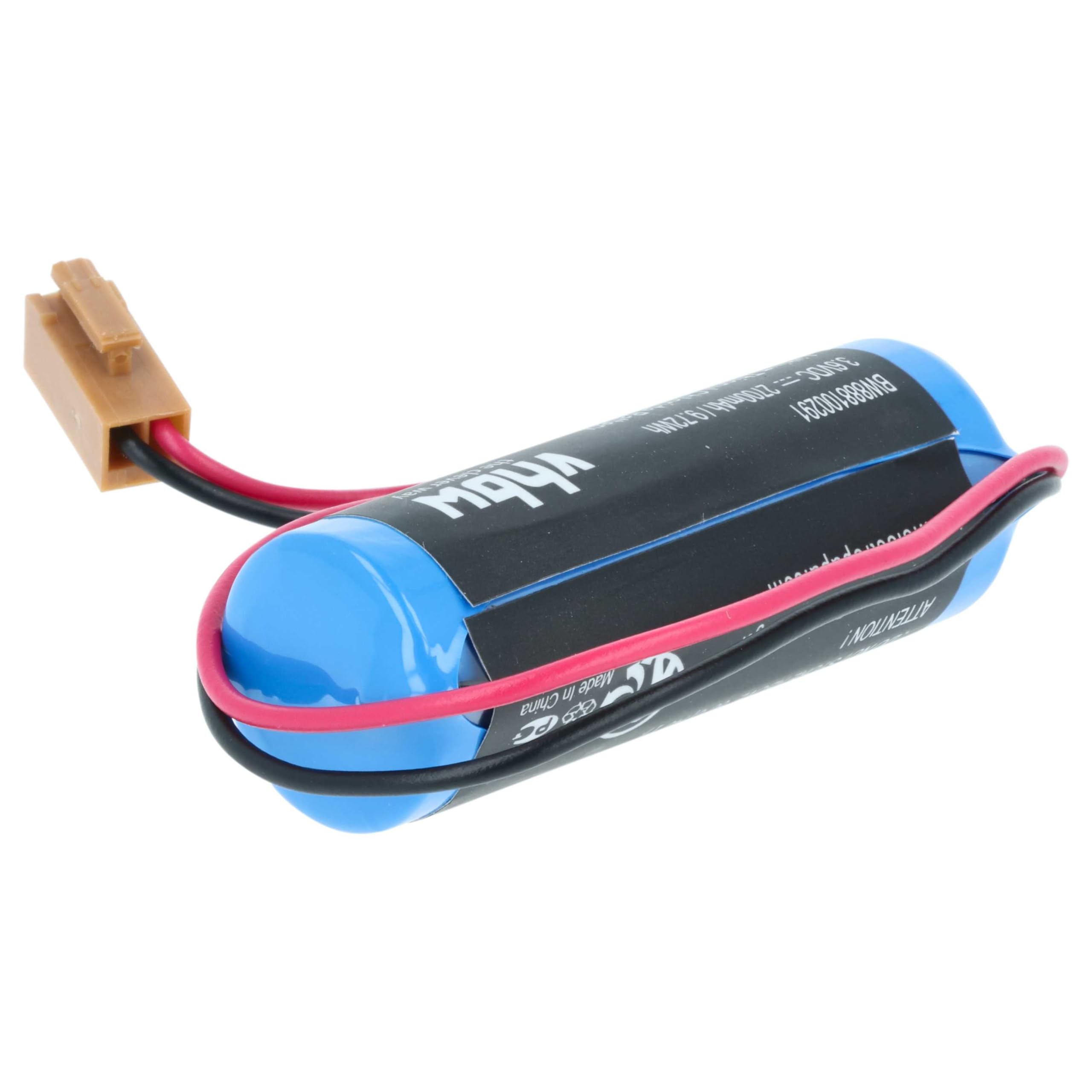 vhbw 5x batteria sostituisce Toshiba ER17500V per Programmable Logic Controller (2700mAh, 3,6V, Li-MnO2)