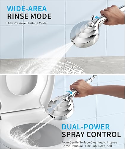 Miniatura 8 de Cabezal de ducha filtrado con mano, cabezal de ducha de alta presión de 10 modos de pulverización con filtros, cabezal de filtro de ducha para agua