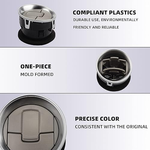 Miniatura 3 de Dasbecan 4 piezas de ventilación de aire acondicionado para salpicadero de aire acondicionado compatibles con Ford F150 2009-2014 Reemplazan