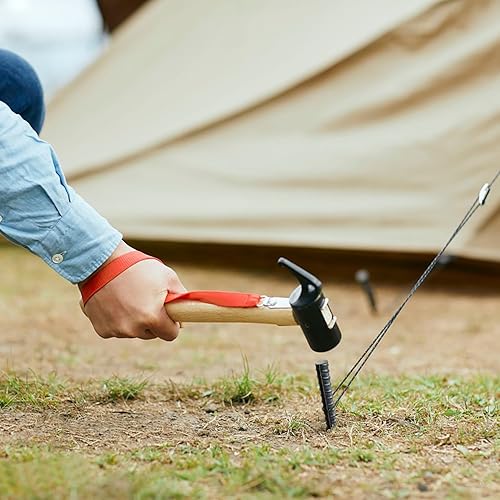 Miniatura 7 de Estacas de barra de refuerzo de 15 pulgadas, anclaje de suelo resistente, estacas de jardín de acero para suelo duro, 15 piezas, estacas de metal