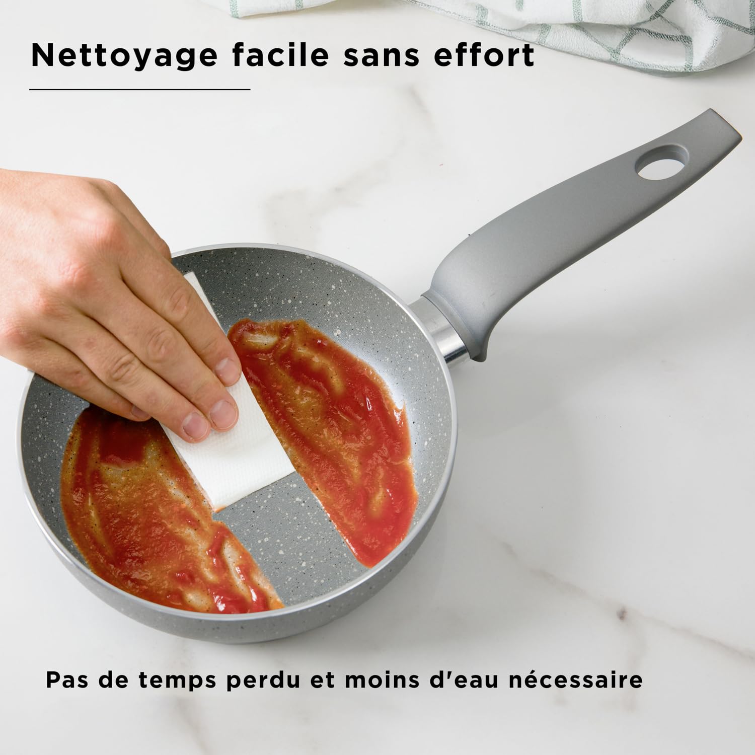 KASANOVA Ensemble de casseroles pour plaques de cuisson traditionnelles, antiadhésives, batterie de casseroles, cuisson saine, rapide et uniforme. Fabriqué en Italie. (16 pièces)