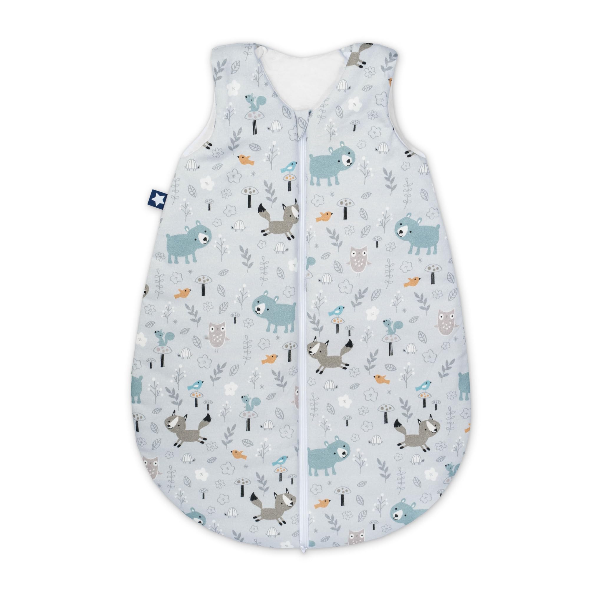 Julius Zöllner Julius Zöllner Baby Sommerschlafsack Aus 100prozent Jersey Baumwolle 0,5 Tog Sacco a pelo per tutto l'anno Unisex - Bimbi 0-24 (Pacco da 1)