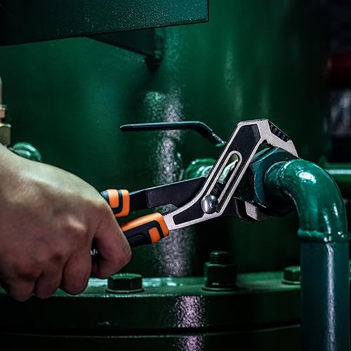 Miniatura 4 de VANQUISH Alicates de junta de lengüeta y ranura de 10 pulgadas Alicates de bomba de agua ajustables (3173)