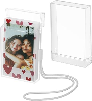 Instax Mini Polaroid Film Storage Case for Fujifilm Instax Mini EVO/12/11/9/8/99/90/40/SE Films, Instant Camera Photos Accessories, 2x3 Polaroid Picture Holder, Instax Photo Frame for Travel, 2 Pack