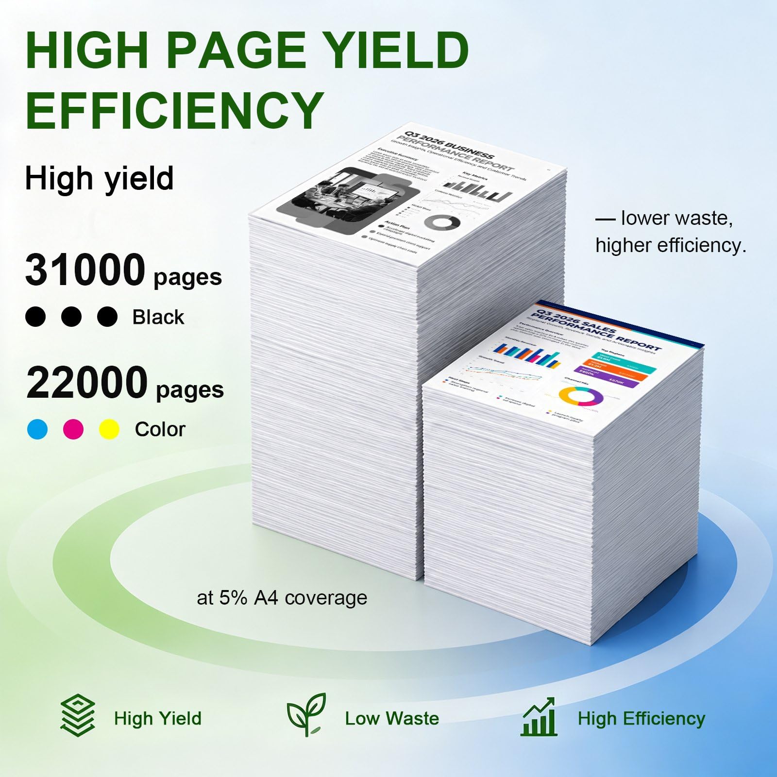 841751 841752 841753 841754 Cartuccia toner, 31000 pagine yellow | Compatibile Con Le Serie Per Ricoh Aficio MPC4502, MPC4502A, MPC5502, MPC5502A