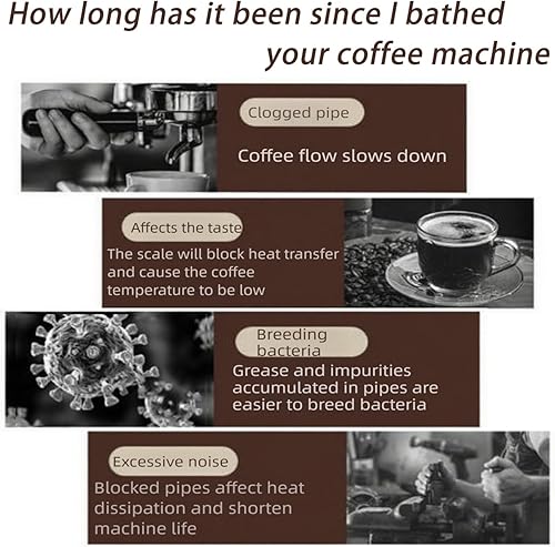 Miniatura 7 de Paquete de 20 pastillas descalcificadoras para cafetera, descalcificadora y descalcificadora, descalcificadora de café y café expreso