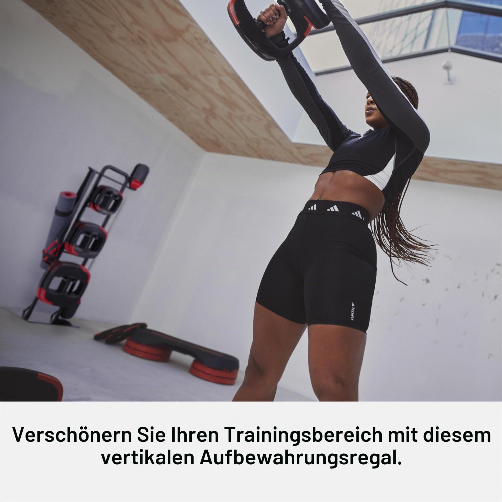 Les Mills Vertical Storage Rack for Exercise Equipment