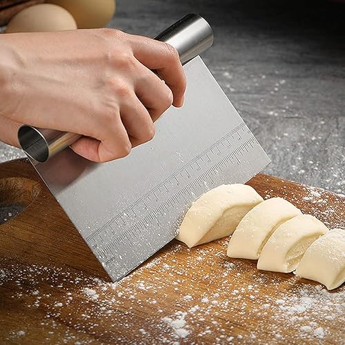 Miniatura 2 de Juego de 4 herramientas de pizza que incluye rodillo de pizza de repostería, cortador de masa de pizza que ahorra tiempo y cortador de masa y